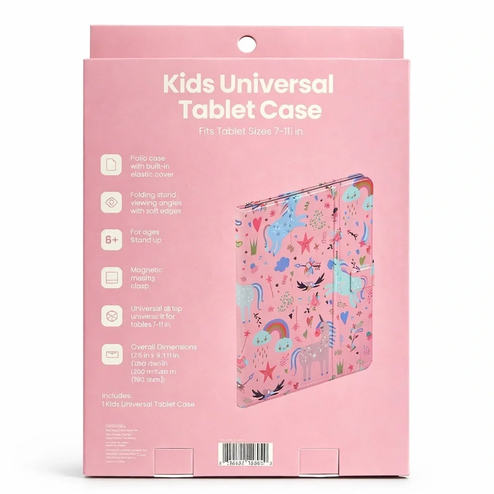Pink Unicorn Tablet Case for Kids